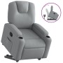 Sillón reclinable elevable de tela gris claro de , Sillones - Ref: Foro24-3204368, Precio: 257,86 €, Descuento: %