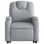Sillón reclinable elevable de tela gris claro de , Sillones - Ref: Foro24-3204368, Precio: 257,86 €, Descuento: %