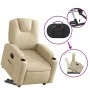 Cream Fabric Liftable Recliner by , Armchairs - Ref: Foro24-3204377, Price: 282,69 €, Discount: %