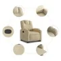 Cream Fabric Liftable Recliner by , Armchairs - Ref: Foro24-3204377, Price: 282,69 €, Discount: %