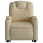 Cream Fabric Liftable Recliner by , Armchairs - Ref: Foro24-3204377, Price: 282,69 €, Discount: %
