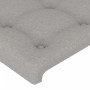 Cabecero con LED de tela gris claro 183x16x78/88 cm de vidaXL, Cabeceros y pies de cama - Ref: Foro24-3123684, Precio: 76,85 ...