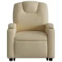 Silla de masaje reclinable de pie de tela color crema de , Sillones - Ref: Foro24-3204389, Precio: 324,11 €, Descuento: %