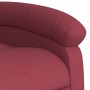 Sillón reclinable eléctrico tela rojo tinto de , Sillones - Ref: Foro24-3204071, Precio: 246,32 €, Descuento: %