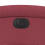 Sillón reclinable eléctrico tela rojo tinto de , Sillones - Ref: Foro24-3204071, Precio: 246,32 €, Descuento: %
