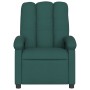 Sillón reclinable de masaje eléctrico tela verde oscuro de , Sillones - Ref: Foro24-3204086, Precio: 256,02 €, Descuento: %