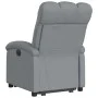 Sillón reclinable elevable de tela gris claro de , Sillones - Ref: Foro24-3204092, Precio: 272,09 €, Descuento: %