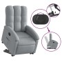 Sillón reclinable elevable de tela gris claro de , Sillones - Ref: Foro24-3204092, Precio: 254,80 €, Descuento: %