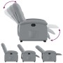 Sillón reclinable elevable de tela gris claro de , Sillones - Ref: Foro24-3204092, Precio: 254,80 €, Descuento: %