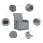 Sillón reclinable elevable de tela gris claro de , Sillones - Ref: Foro24-3204092, Precio: 272,09 €, Descuento: %