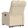 Sillón reclinable elevable de tela color crema de , Sillones - Ref: Foro24-3204101, Precio: 258,11 €, Descuento: %