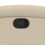 Sillón reclinable elevable de tela color crema de , Sillones - Ref: Foro24-3204101, Precio: 258,11 €, Descuento: %