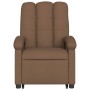 Silla de masaje reclinable de pie de tela marrón de , Sillones - Ref: Foro24-3204108, Precio: 288,25 €, Descuento: %