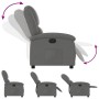Sillón reclinable eléctrico de tela gris oscuro de , Sillones - Ref: Foro24-3204141, Precio: 262,73 €, Descuento: %