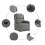 Sillón reclinable eléctrico de tela gris oscuro de , Sillones - Ref: Foro24-3204141, Precio: 262,73 €, Descuento: %