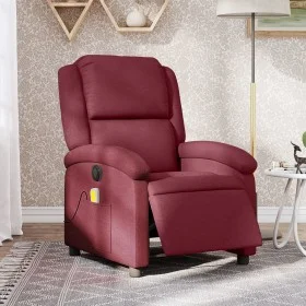 Elektrischer Liegemassagesessel aus rotem rotem Stoff von , Sessel - Ref: Foro24-3204155, Preis: 259,36 €, Rabatt: %