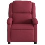 Sillón de masaje reclinable eléctrico tela rojo tinto de , Sillones - Ref: Foro24-3204155, Precio: 266,13 €, Descuento: %