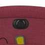 Sillón de masaje reclinable eléctrico tela rojo tinto de , Sillones - Ref: Foro24-3204155, Precio: 266,13 €, Descuento: %