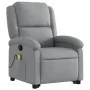 Sillón de masaje reclinable de pie de tela gris claro de , Sillones - Ref: Foro24-3204176, Precio: 293,73 €, Descuento: %