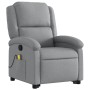 Sillón de masaje reclinable de pie de tela gris claro de , Sillones - Ref: Foro24-3204176, Precio: 276,34 €, Descuento: %