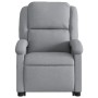 Sillón de masaje reclinable de pie de tela gris claro de , Sillones - Ref: Foro24-3204176, Precio: 276,34 €, Descuento: %