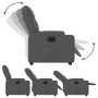 Sillón reclinable eléctrico de tela gris oscuro de , Sillones - Ref: Foro24-3204687, Precio: 234,33 €, Descuento: %