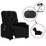 Sillón reclinable de masaje eléctrico tela negro de , Sillones - Ref: Foro24-3204700, Precio: 272,24 €, Descuento: %