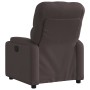 Sillón reclinable eléctrico tela marrón oscuro de , Sillones - Ref: Foro24-3204691, Precio: 237,87 €, Descuento: %