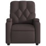 Sillón reclinable eléctrico tela marrón oscuro de , Sillones - Ref: Foro24-3204691, Precio: 237,87 €, Descuento: %