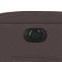 Sillón reclinable eléctrico tela marrón oscuro de , Sillones - Ref: Foro24-3204691, Precio: 237,87 €, Descuento: %