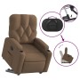 Sillón reclinable elevable de tela marrón de , Sillones - Ref: Foro24-3204714, Precio: 274,03 €, Descuento: %