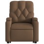 Sillón reclinable elevable de tela marrón de , Sillones - Ref: Foro24-3204714, Precio: 274,03 €, Descuento: %