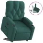 Dark green fabric lifting recliner by , Armchairs - Ref: Foro24-3204716, Price: 282,10 €, Discount: %