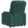 Sillón reclinable elevable tela verde oscuro de , Sillones - Ref: Foro24-3204716, Precio: 259,47 €, Descuento: %