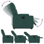 Dark green fabric lifting recliner by , Armchairs - Ref: Foro24-3204716, Price: 282,10 €, Discount: %