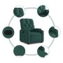 Dark green fabric lifting recliner by , Armchairs - Ref: Foro24-3204716, Price: 282,10 €, Discount: %