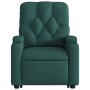 Sillón reclinable elevable tela verde oscuro de , Sillones - Ref: Foro24-3204716, Precio: 259,47 €, Descuento: %