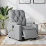 Sillón reclinable de masaje eléctrico tela gris claro de , Sillones - Ref: Foro24-3204698, Precio: 309,97 €, Descuento: %