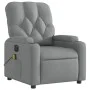 Sillón reclinable de masaje eléctrico tela gris claro de , Sillones - Ref: Foro24-3204698, Precio: 309,97 €, Descuento: %