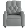 Sillón reclinable de masaje eléctrico tela gris claro de , Sillones - Ref: Foro24-3204698, Precio: 309,97 €, Descuento: %