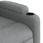 Sillón reclinable de masaje eléctrico tela gris claro de , Sillones - Ref: Foro24-3204698, Precio: 309,97 €, Descuento: %