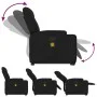Sillón reclinable de masaje elevable tela negro de , Sillones - Ref: Foro24-3204382, Precio: 332,86 €, Descuento: %