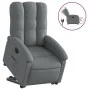 Sillón eléctrico reclinable elevable de tela gris oscuro de , Sillones - Ref: Foro24-3204117, Precio: 325,83 €, Descuento: %