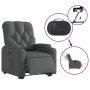 Sillón eléctrico reclinable elevable de tela gris oscuro de , Sillones - Ref: Foro24-3204735, Precio: 326,23 €, Descuento: %