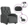 Sillón eléctrico reclinable elevable de tela gris oscuro de , Sillones - Ref: Foro24-3204735, Precio: 300,87 €, Descuento: %