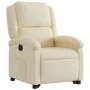 Sillón eléctrico reclinable elevable de tela color crema de , Sillones - Ref: Foro24-3204197, Precio: 328,09 €, Descuento: %