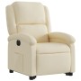 Sillón eléctrico reclinable elevable de tela color crema de , Sillones - Ref: Foro24-3204197, Precio: 301,58 €, Descuento: %