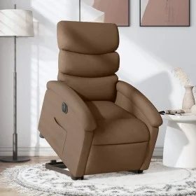 Brown Fabric Electric Liftable Recliner Chair by , Armchairs - Ref: Foro24-3204006, Price: 323,45 €, Discount: %