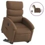Sillón eléctrico reclinable elevable de tela marrón de , Sillones - Ref: Foro24-3204006, Precio: 323,45 €, Descuento: %