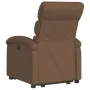 Sillón eléctrico reclinable elevable de tela marrón de , Sillones - Ref: Foro24-3204006, Precio: 323,45 €, Descuento: %